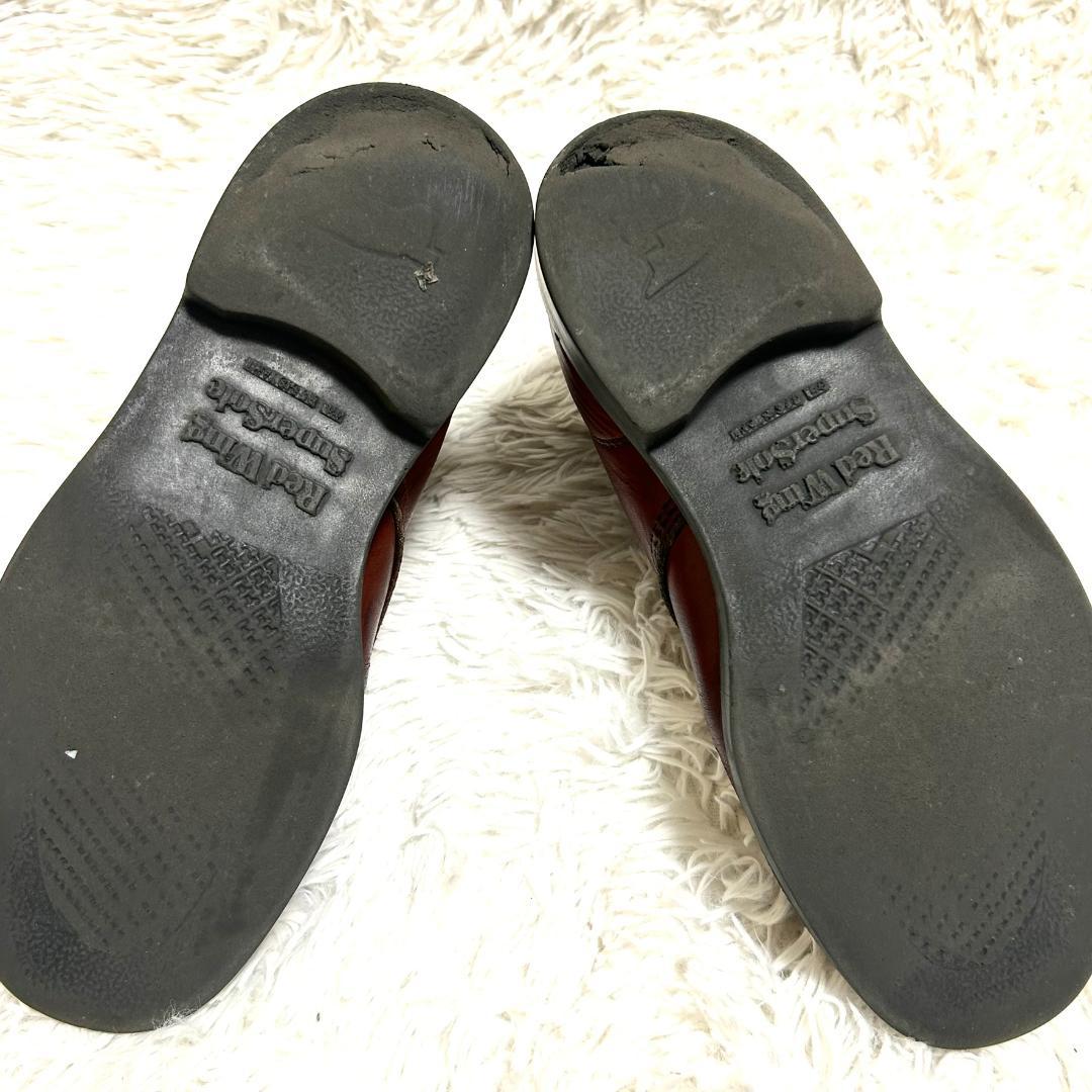 レッドウィング モックトゥ 9D 27cm ワークブーツ ヴィンテージ 赤茶