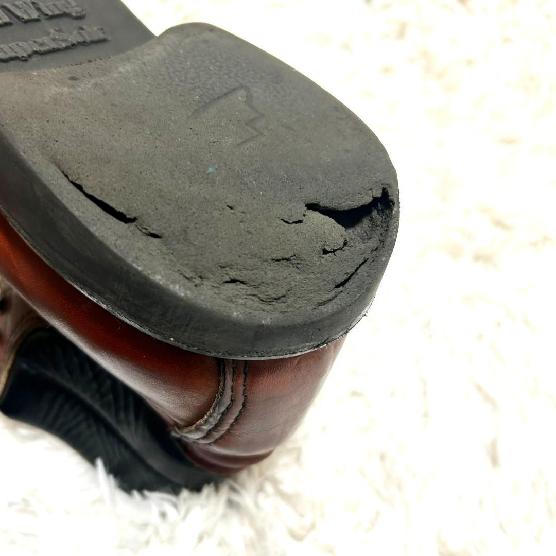 レッドウィング モックトゥ 9D 27cm ワークブーツ ヴィンテージ 赤茶