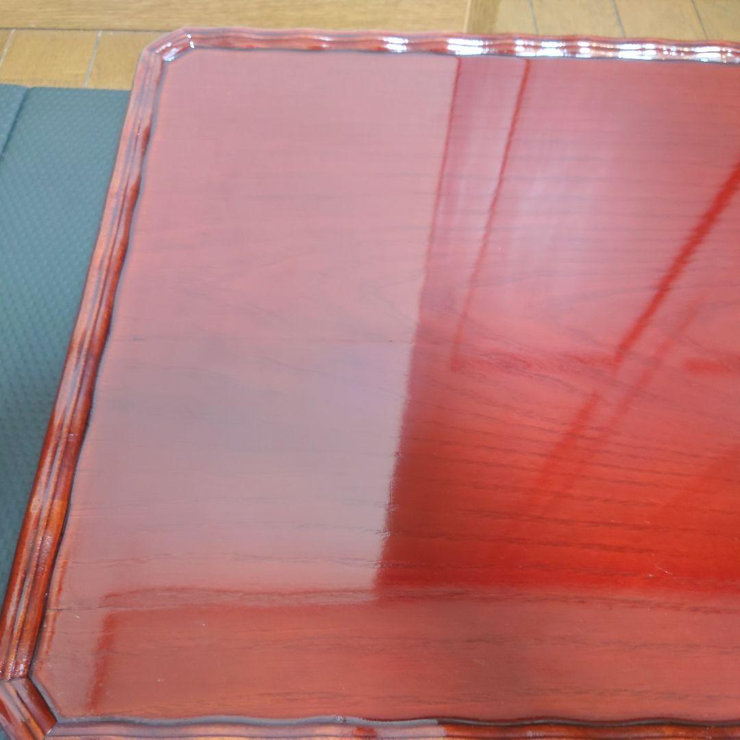 李朝家具　漆塗り 文机 花台 膳 アンティーク　状態美品寄り