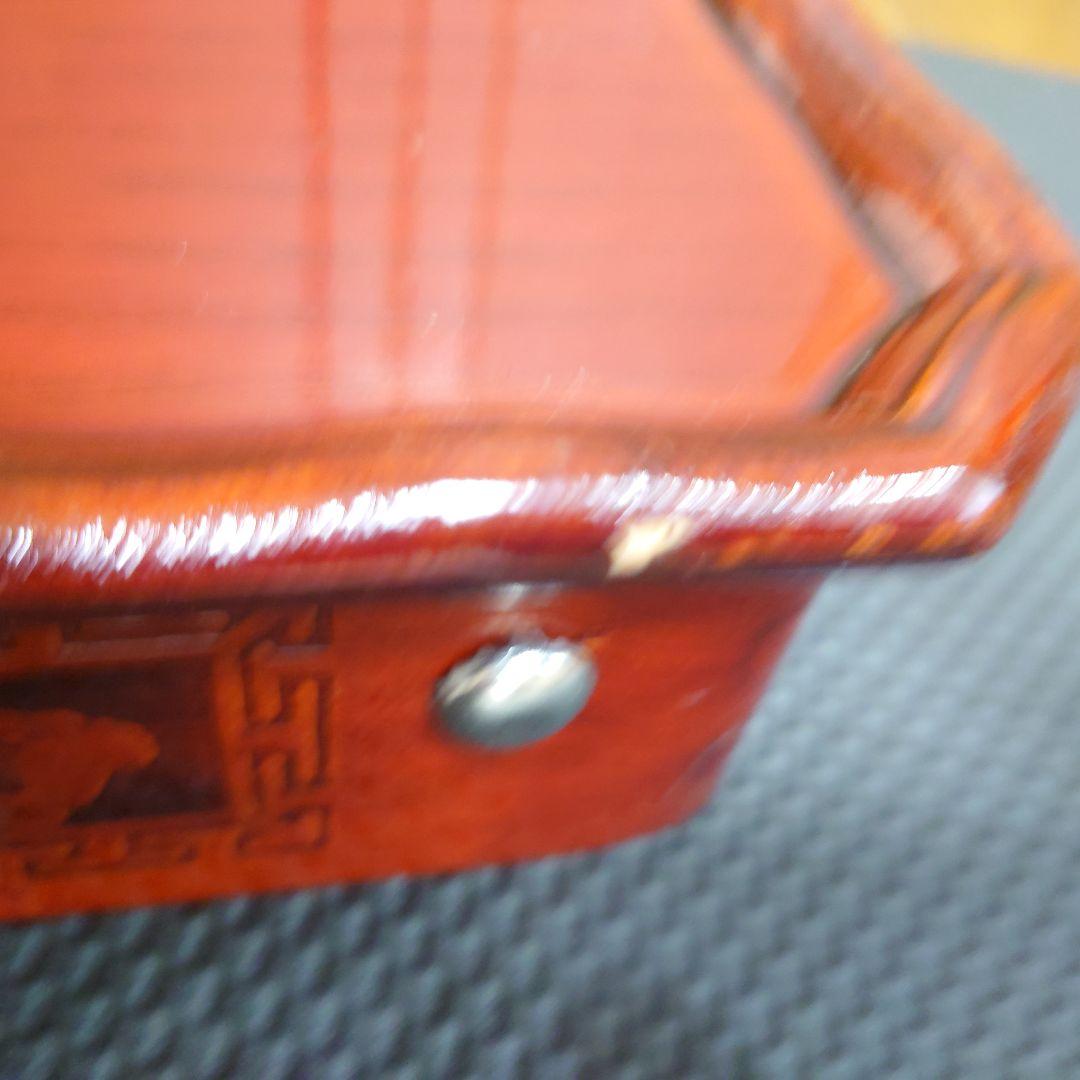 李朝家具　漆塗り 文机 花台 膳 アンティーク　状態美品寄り