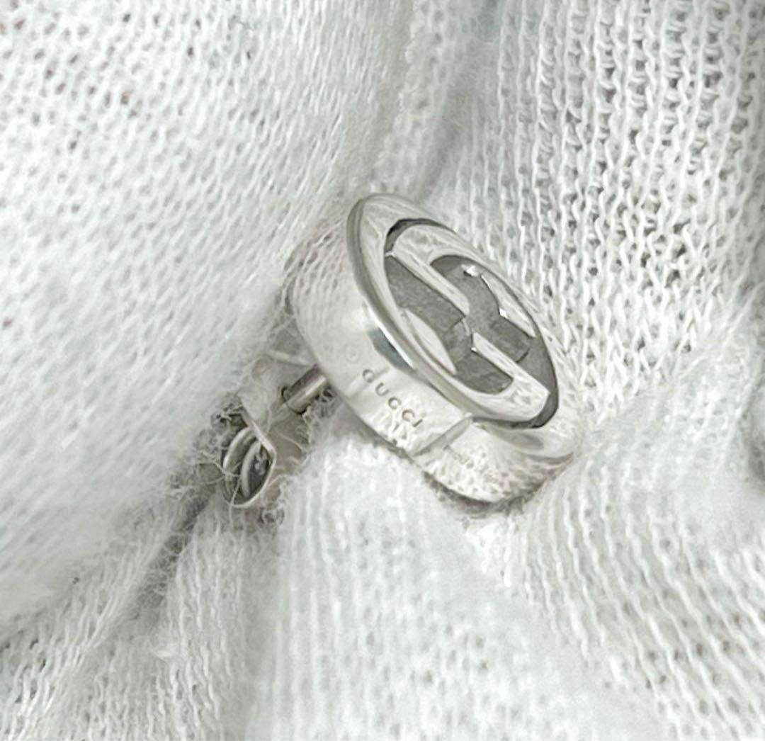美品　GUCCI インターロッキングピアス　片耳‼️