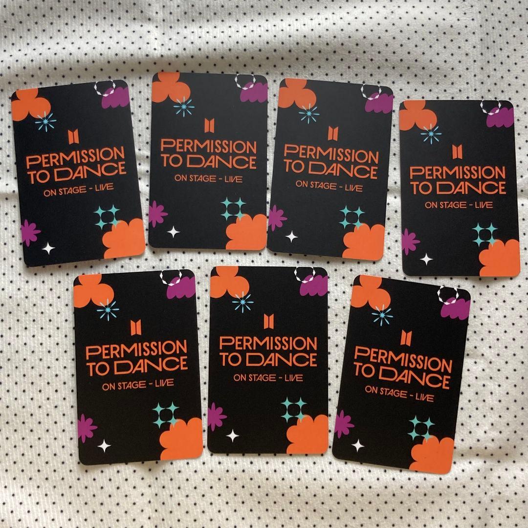 BTS PTD TARGET US 特典 アメリカ トレカ 7枚