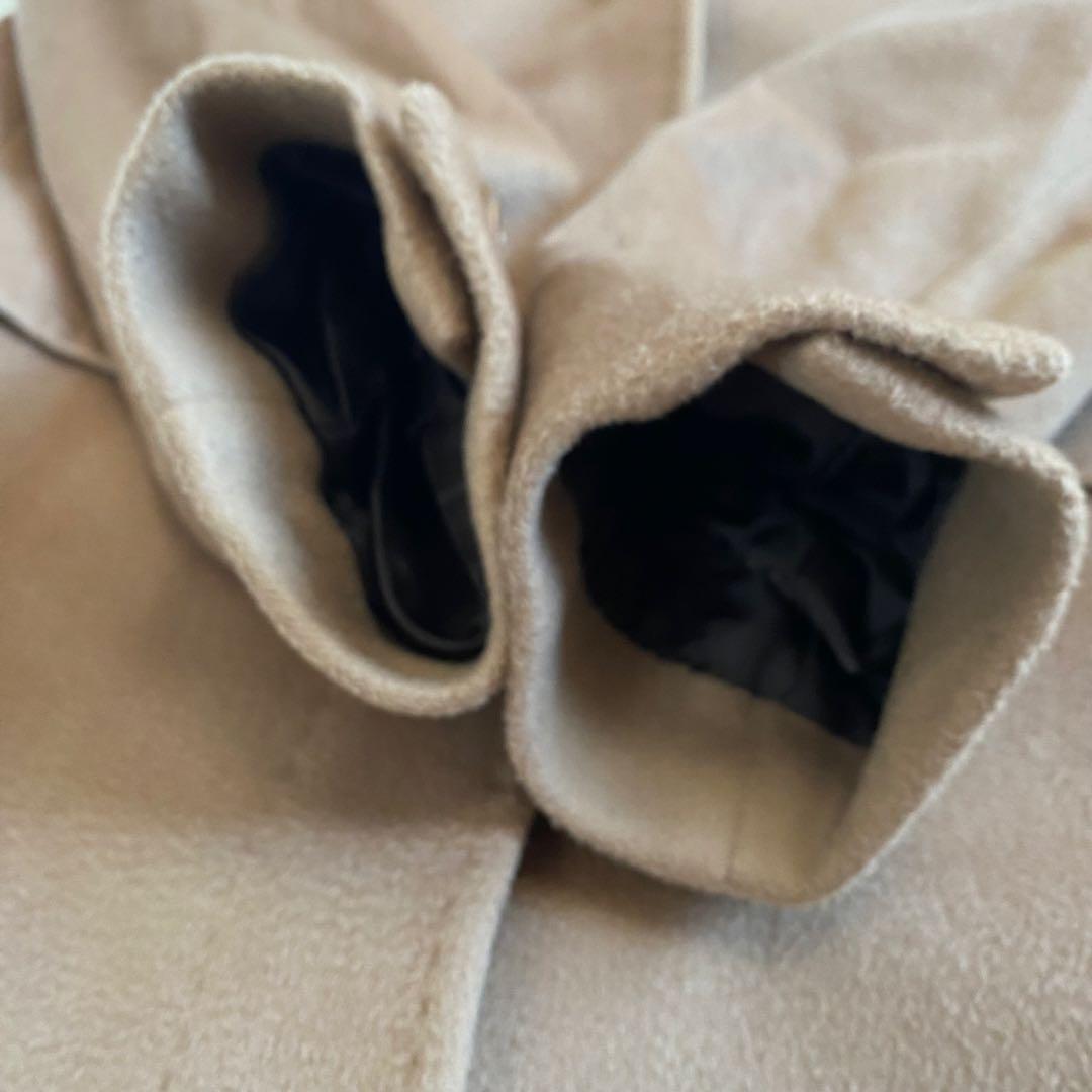 マックスマーラ　ヴァージンウール　44サイズ　キャメル　チェスターコート