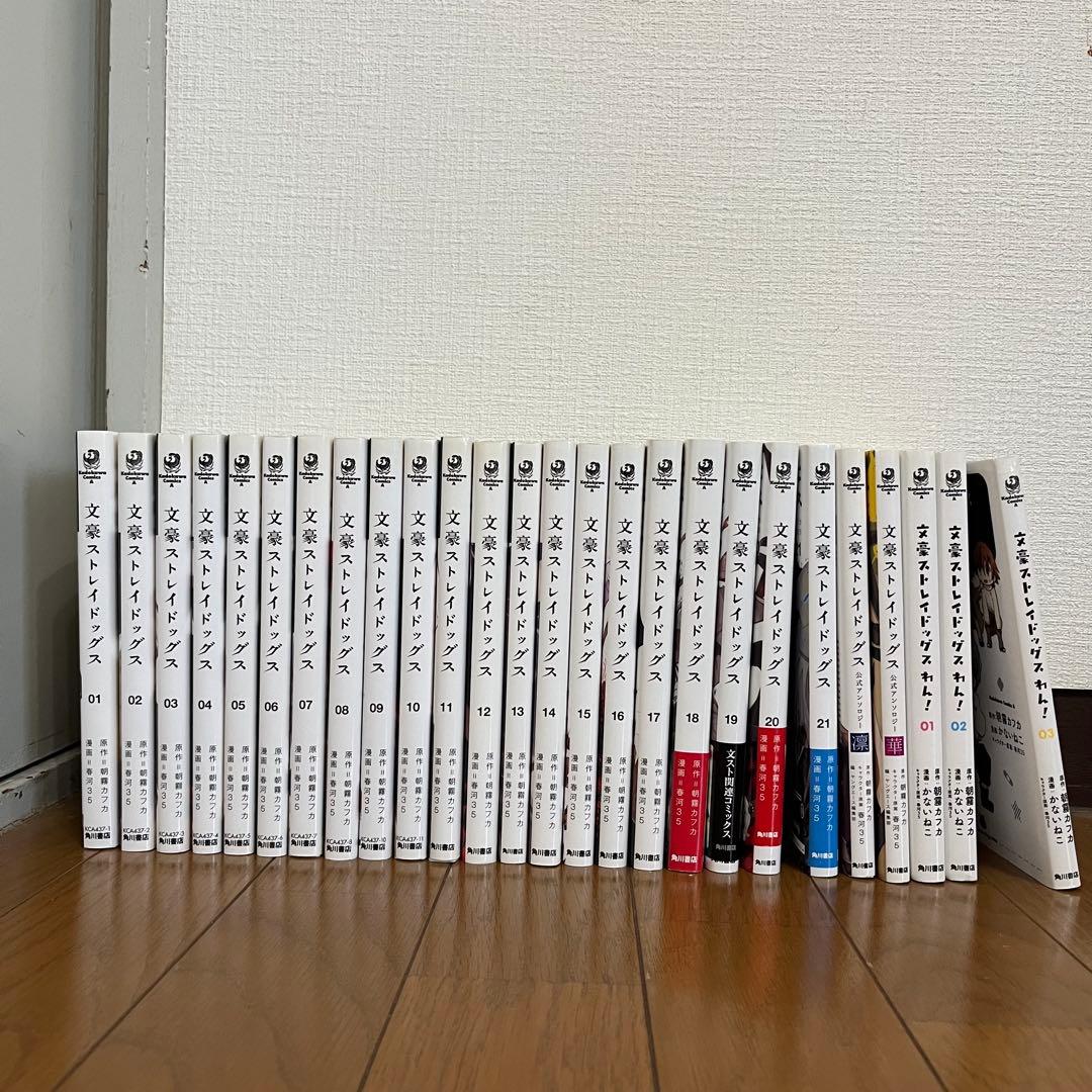 文豪ストレイドッグス 1巻~21巻+α