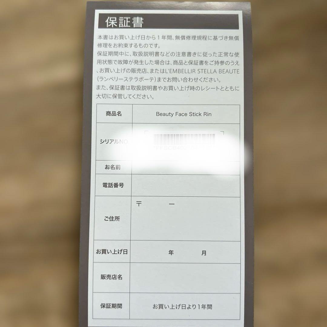 美品★STELLA 美顔器 USB充電式