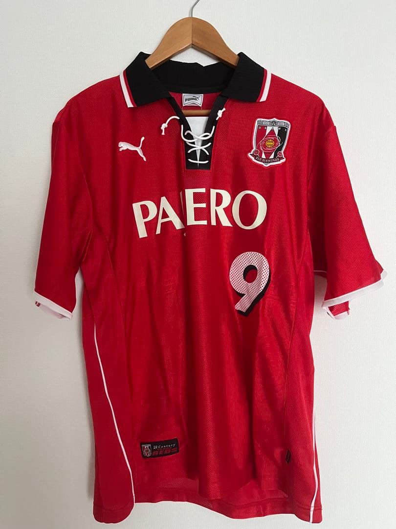 浦和レッズ　PUMA 福田正博　引退記念ユニフォーム　L〜O 背番号9