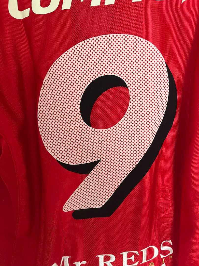 浦和レッズ　PUMA 福田正博　引退記念ユニフォーム　L〜O 背番号9