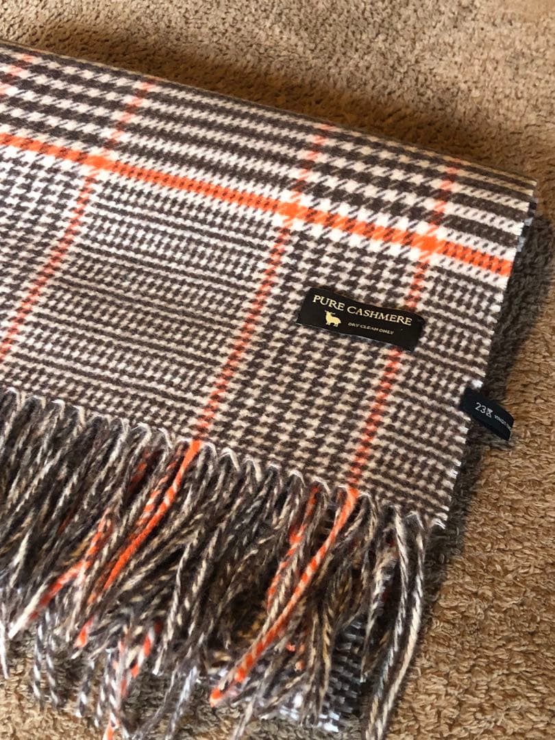 23区　カシミヤ大判ストール