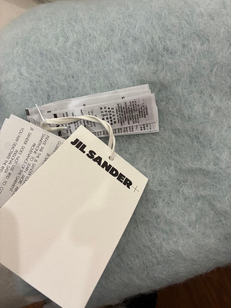 JIL SANDER+ PLAIN SCARF スカイブルー