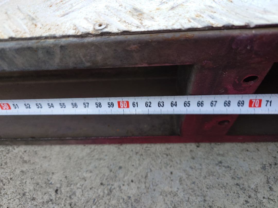 ウロコリアバンパー　リアバンパー　デコトラ　当時物　2トン　4トン　中型　ウロコ