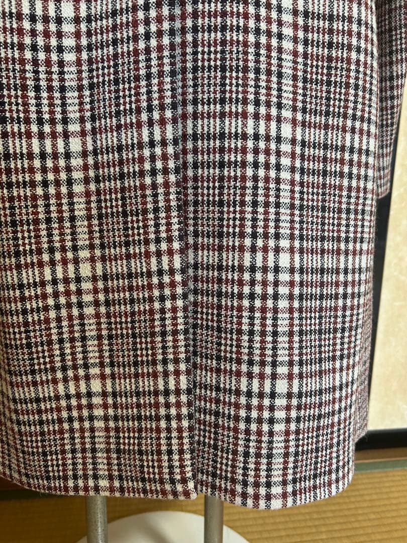 【美品】ドルモア ツイードコート チェック