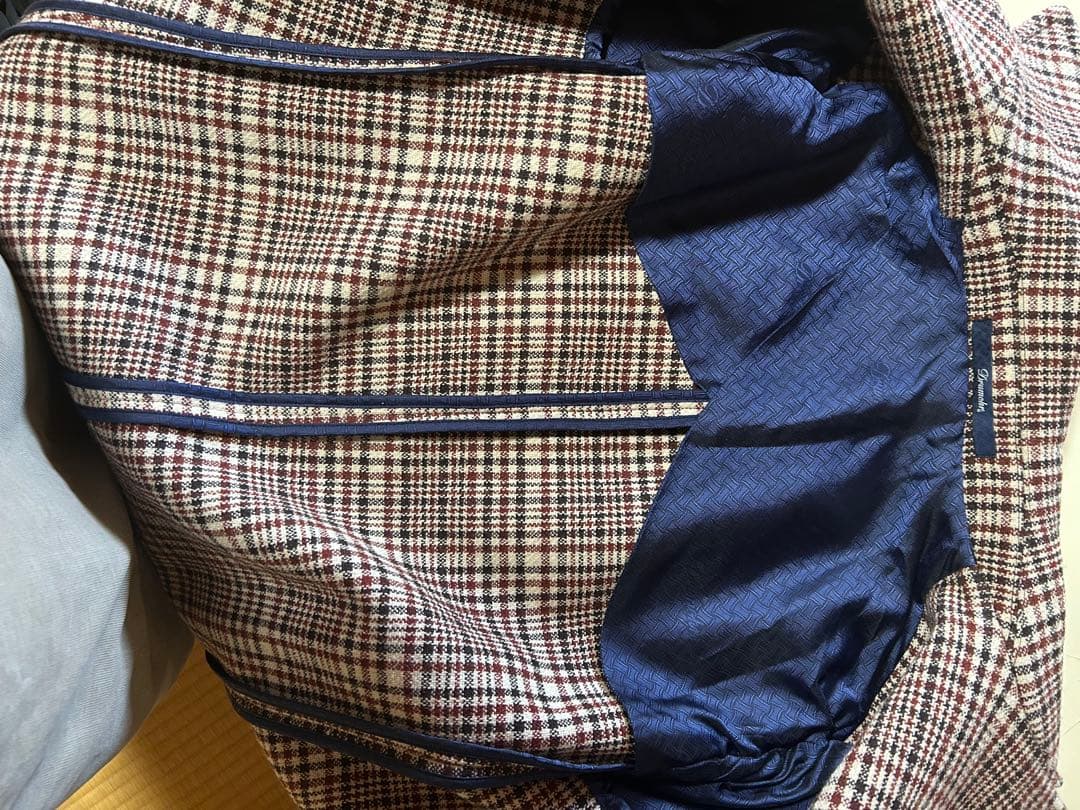 【美品】ドルモア ツイードコート チェック