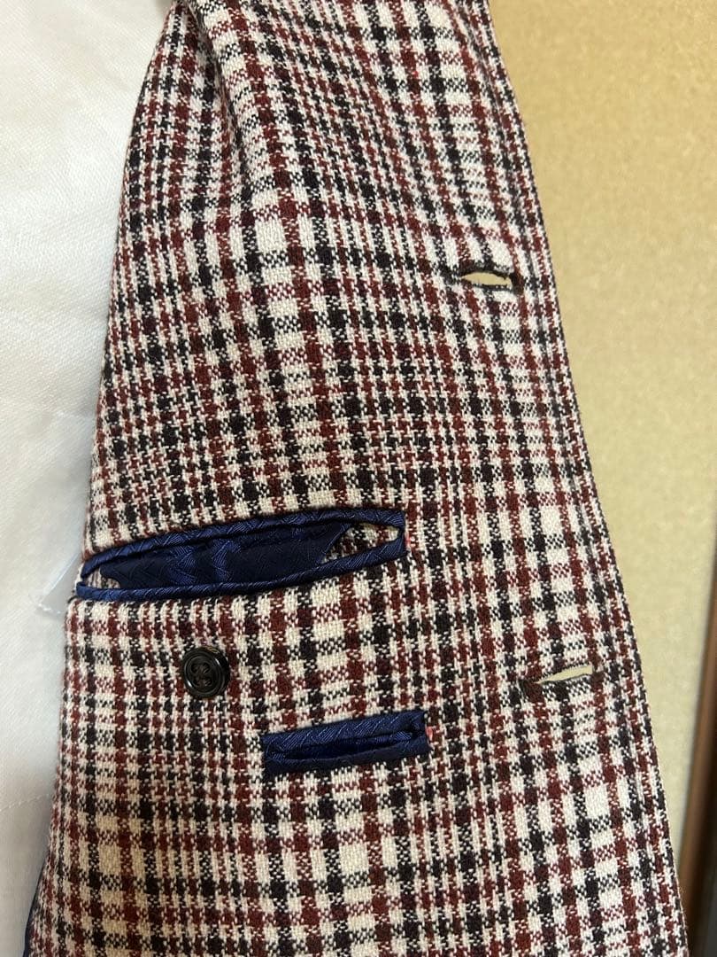 【美品】ドルモア ツイードコート チェック