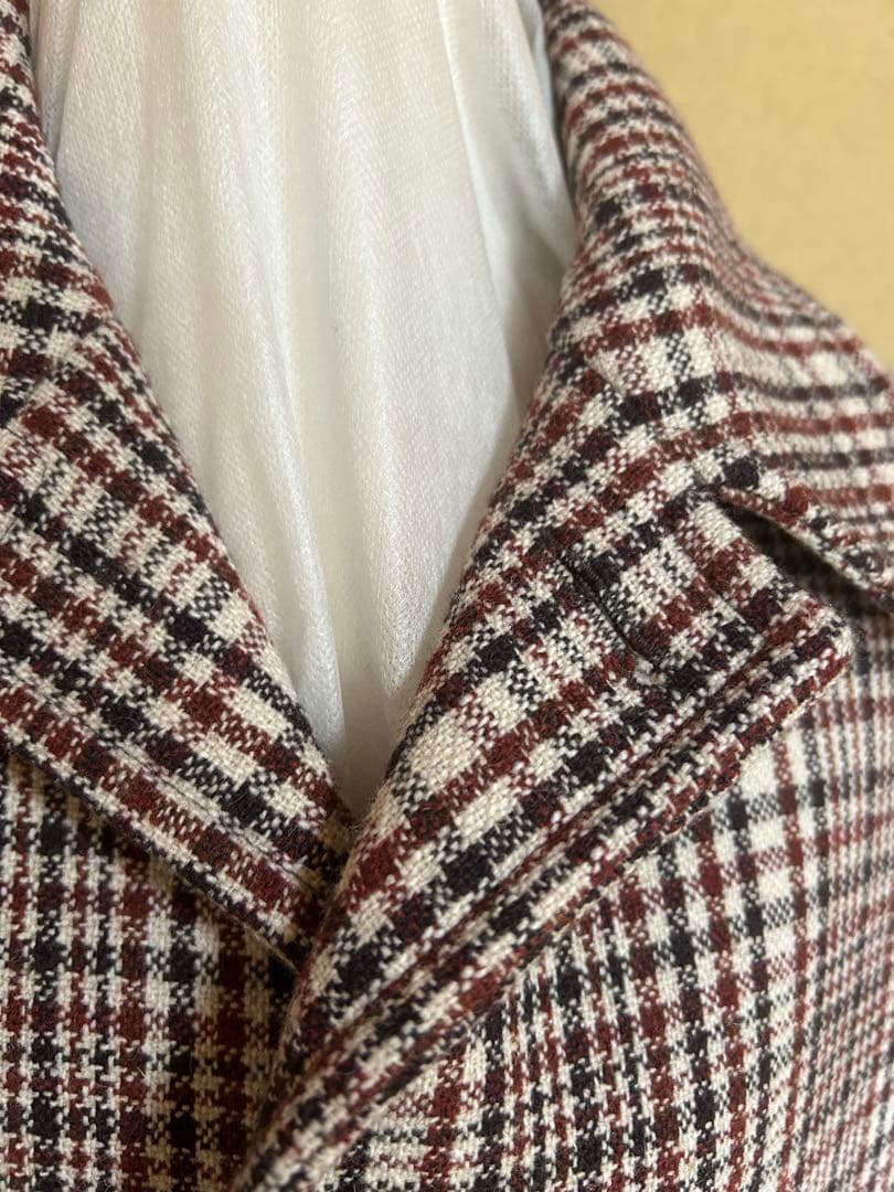 【美品】ドルモア ツイードコート チェック