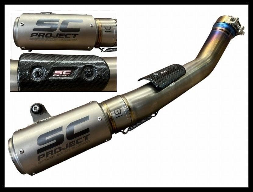 SCプロジェクト SC1-R サイレンサー ＆ フルチタン パイプ ZX-10R
