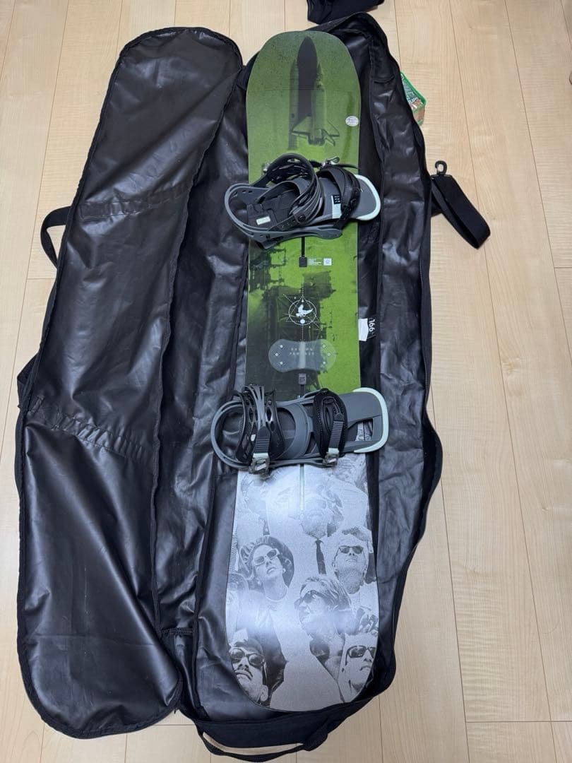 burton process155 burton cartel 板+バインセット