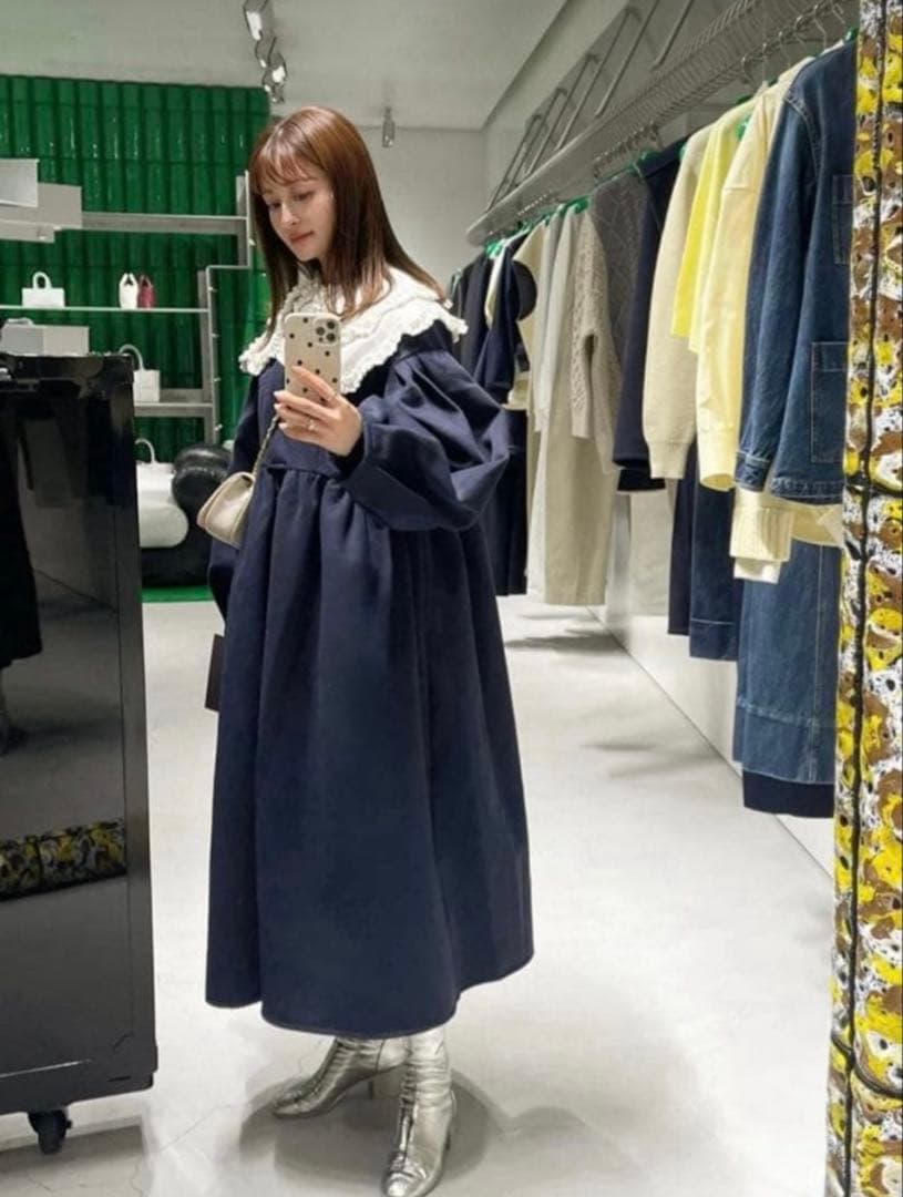 【Bibiy】OPHELIA COAT ネイビー