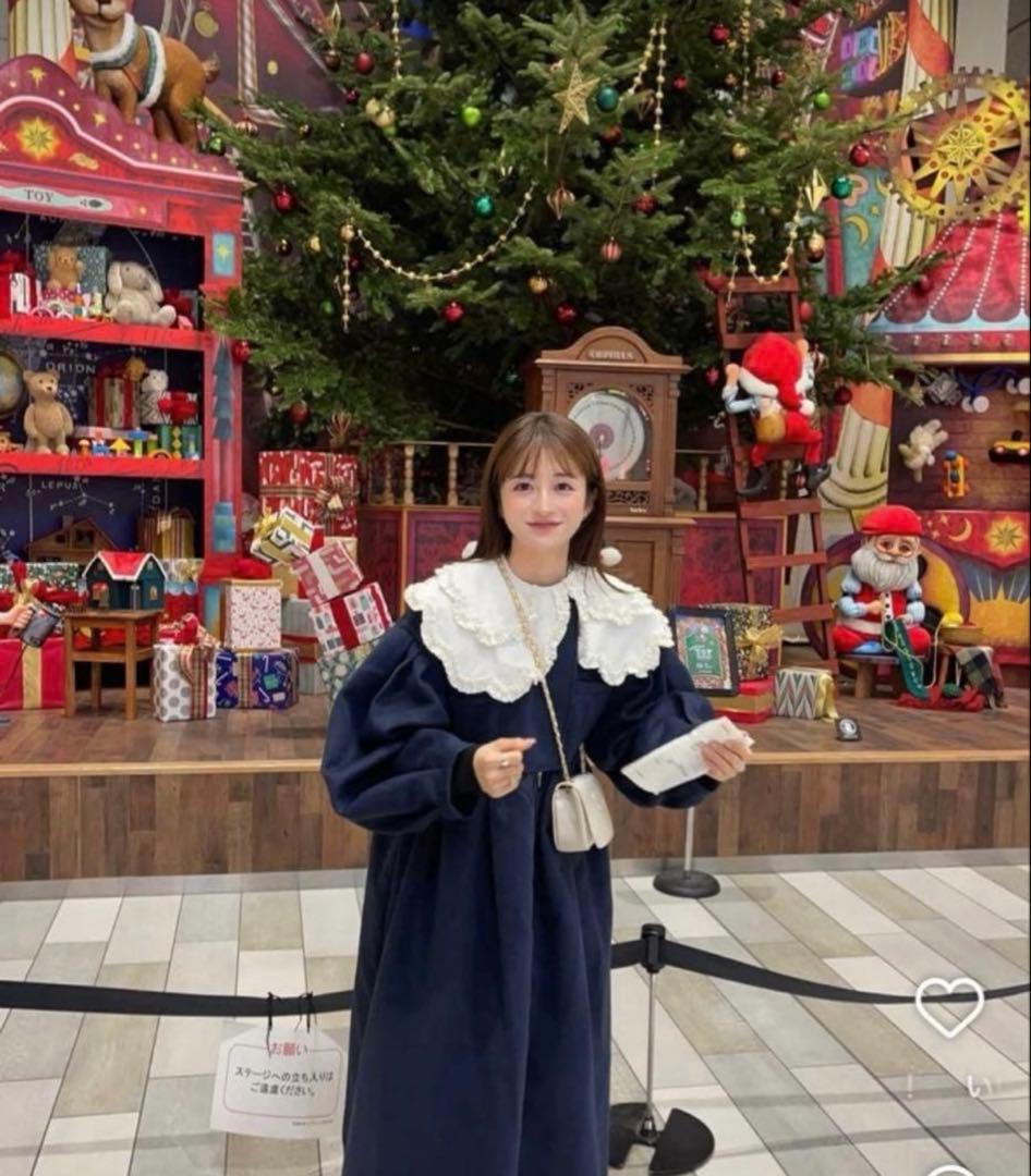 【Bibiy】OPHELIA COAT ネイビー