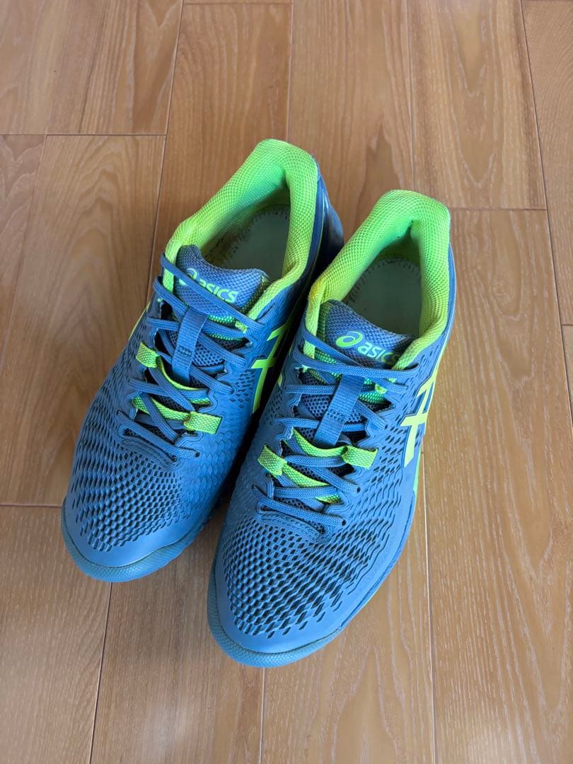 美中古アシックスメンズ ゲルレゾリューション9 オムニクレー用26.5cm