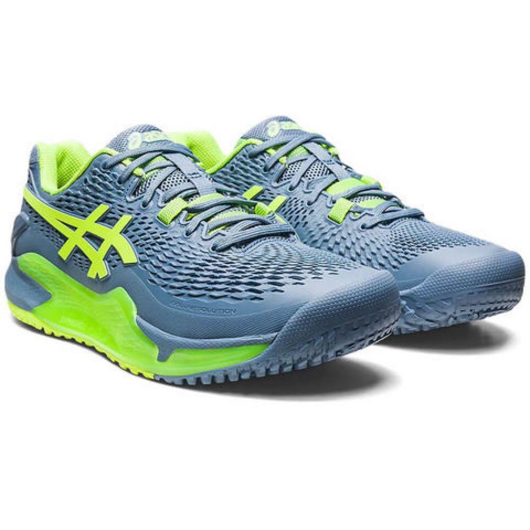 美中古アシックスメンズ ゲルレゾリューション9 オムニクレー用26.5cm