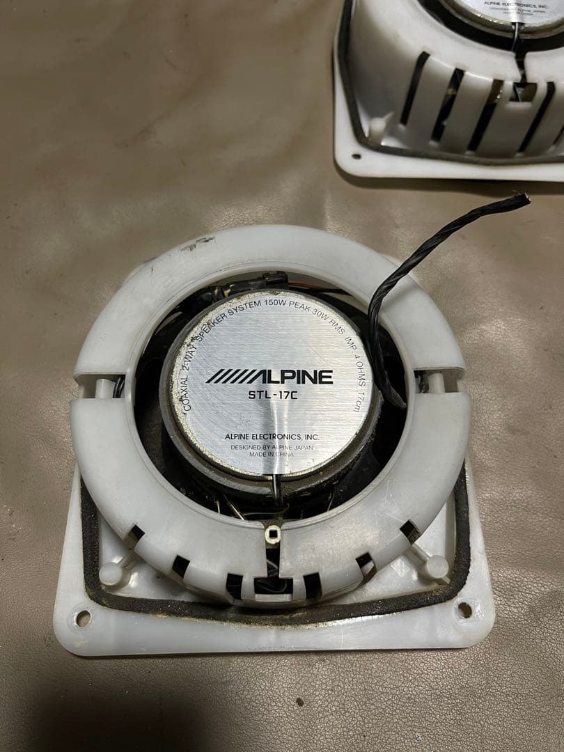 ✥ ✥ ✥ アルパイン STL-17C 17cm 2ウェイコアキシャルスピーカー