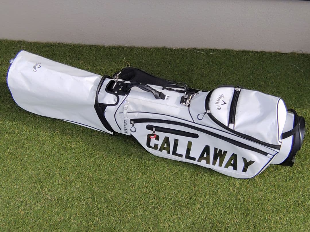 美品Callawayスタンド式 キャディバッグネームプレートSPL-2迷彩カモ