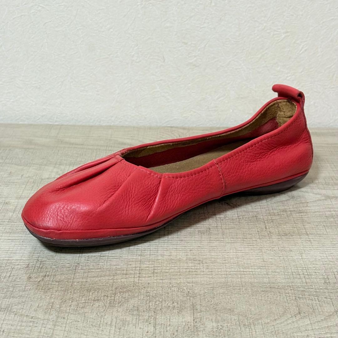 CAMPER RIGHT NINA フラットシューズ 25cm レッド