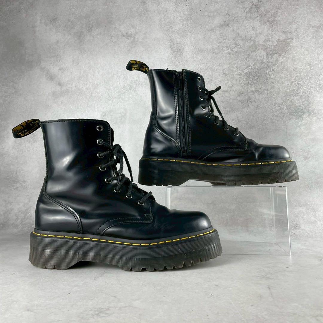 ごっつ　ドクターマーチン 8ホールブーツ ジェードン サイドジップ付き