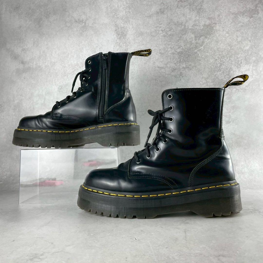 ごっつ　ドクターマーチン 8ホールブーツ ジェードン サイドジップ付き