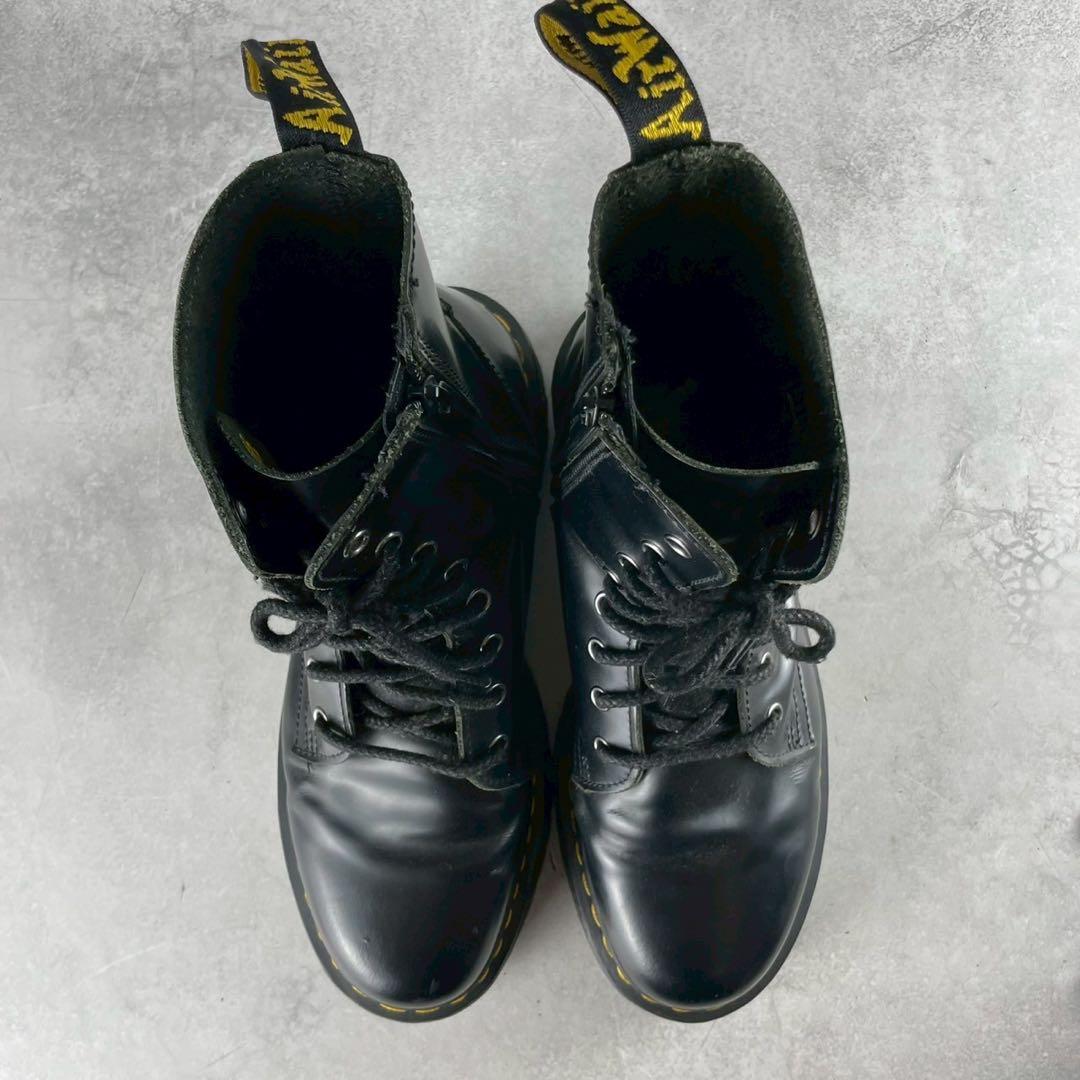 ごっつ　ドクターマーチン 8ホールブーツ ジェードン サイドジップ付き