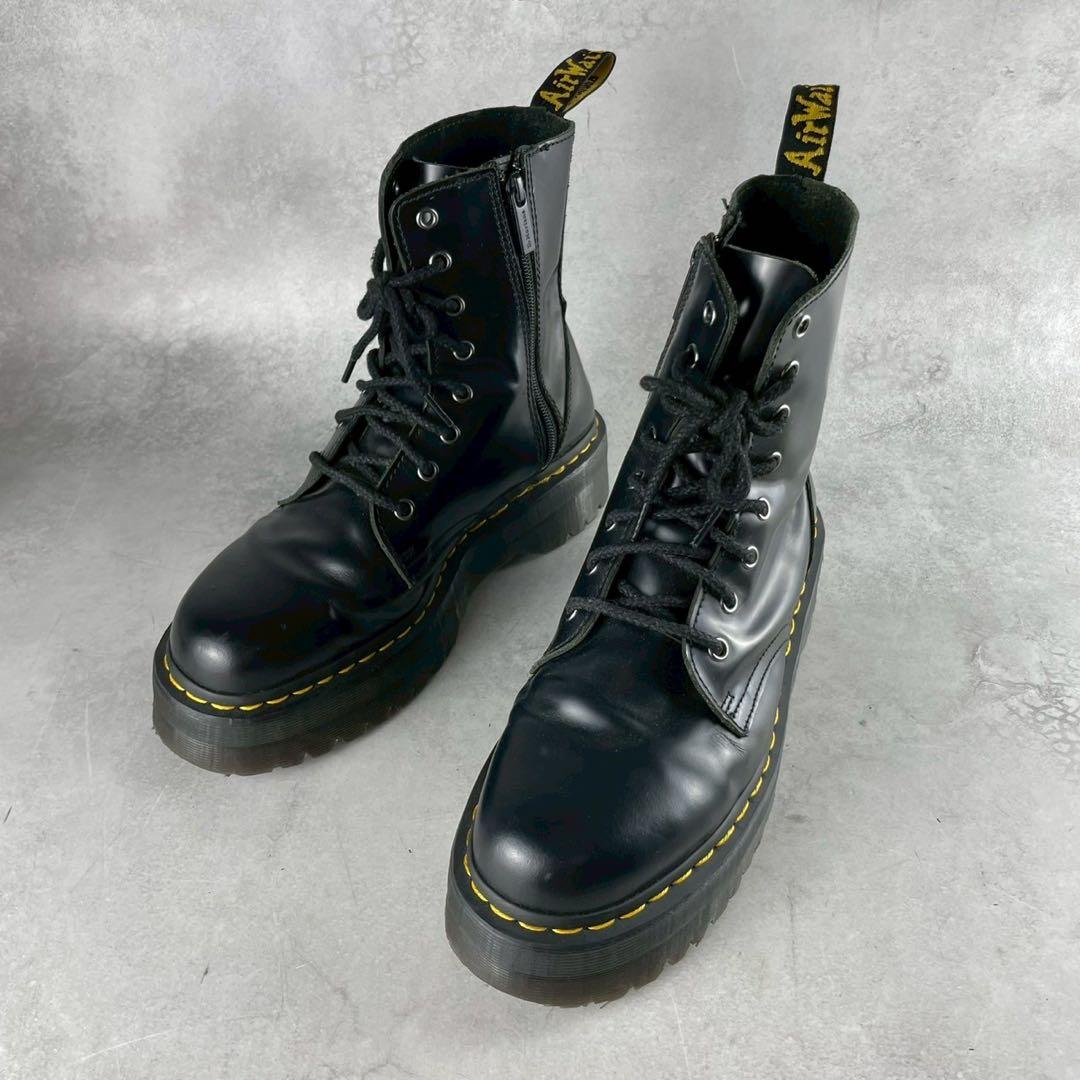 ごっつ　ドクターマーチン 8ホールブーツ ジェードン サイドジップ付き