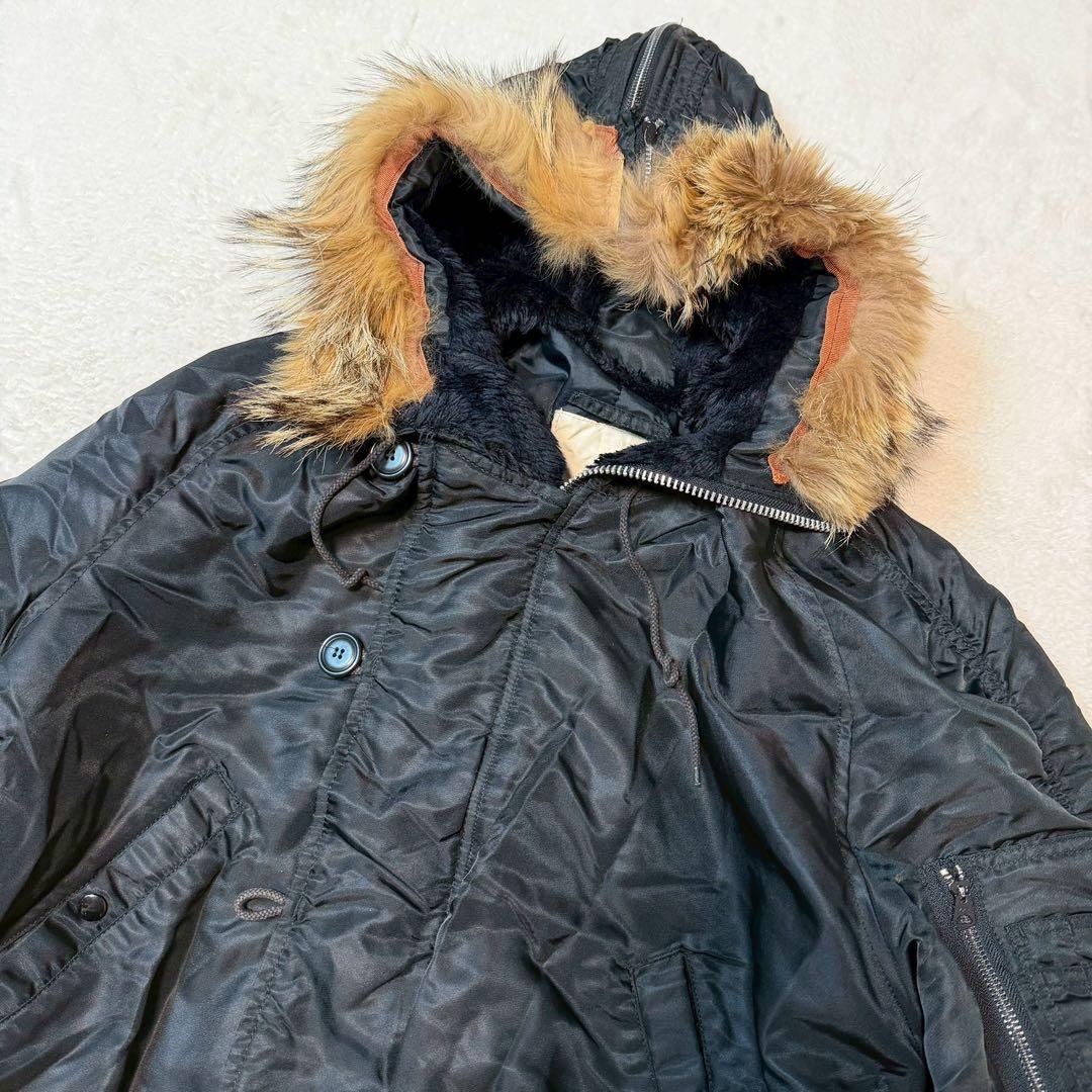 y2k Lサイズ相当 N-2B フライトジャケット コヨーテ ファー 短丈