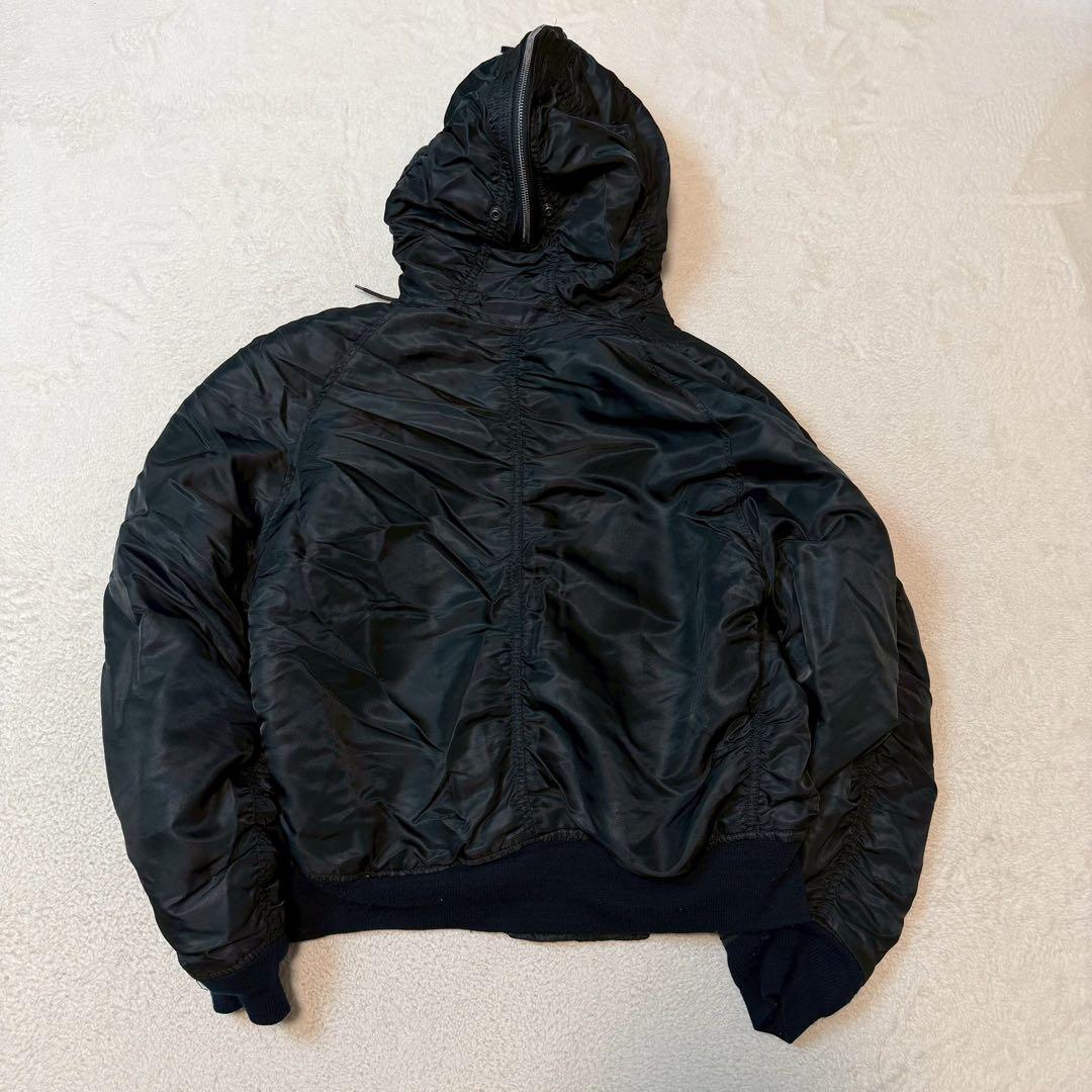 y2k Lサイズ相当 N-2B フライトジャケット コヨーテ ファー 短丈