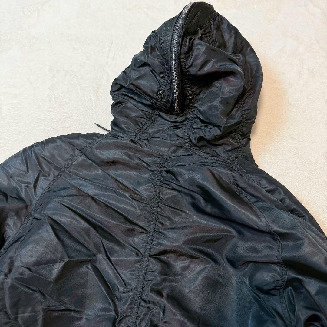 y2k Lサイズ相当 N-2B フライトジャケット コヨーテ ファー 短丈