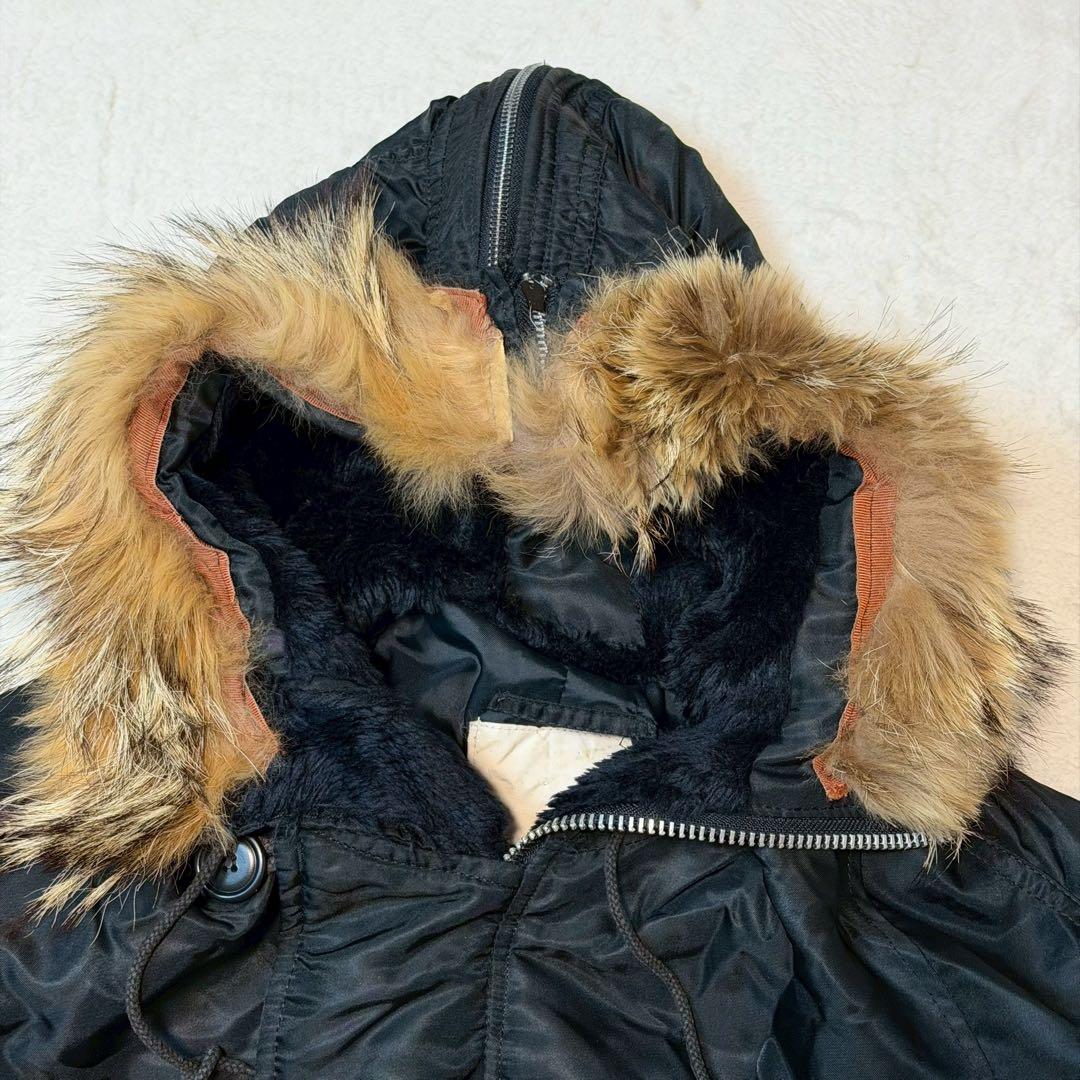 y2k Lサイズ相当 N-2B フライトジャケット コヨーテ ファー 短丈