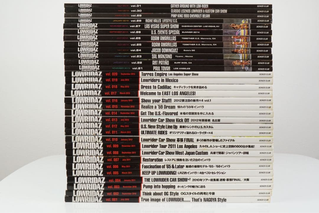 LOWRIDAZ 全巻　ローライダー 雑誌