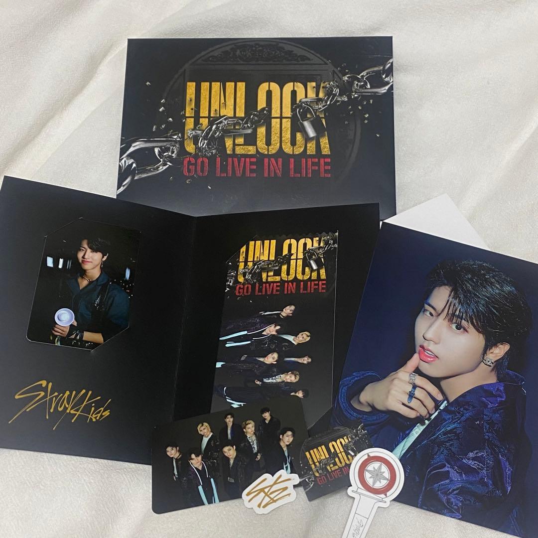 StrayKids UNLOCK オンコン ARチケット ハン トレカ