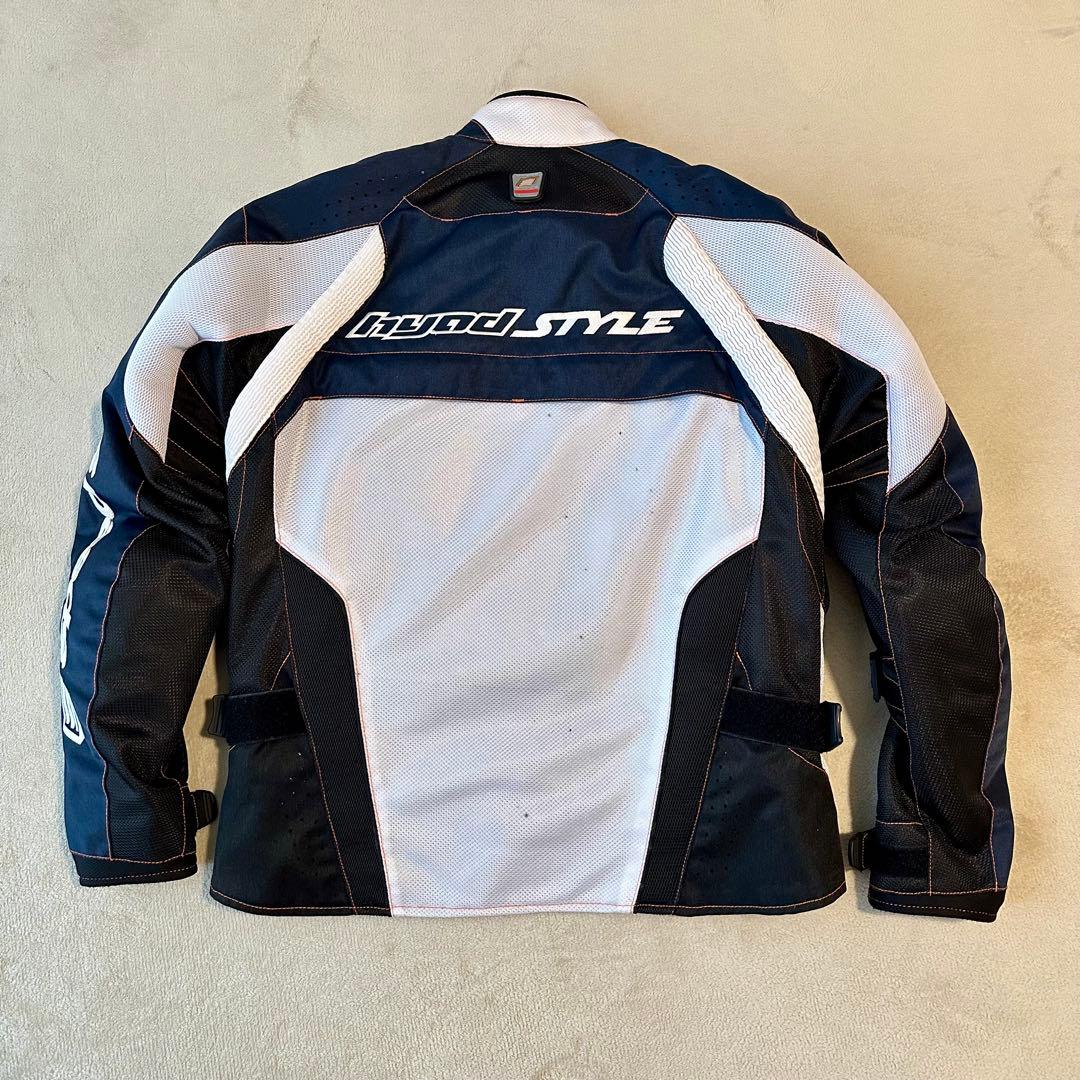 HYOD ヒョウドウ　メッシュジャケット ネイビー/ホワイト　Lサイズ