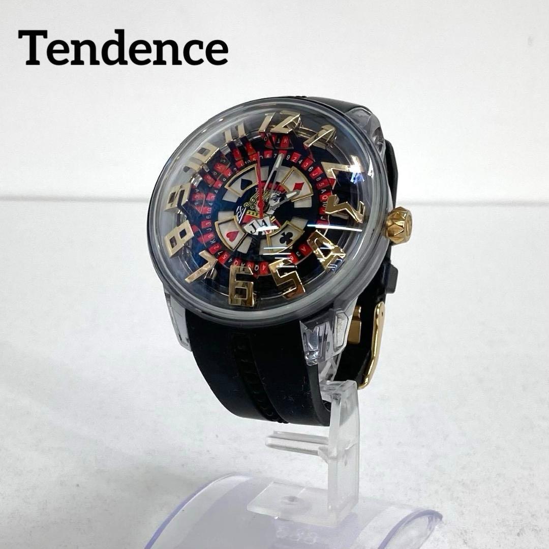 Tendence テンデンス キングドーム 腕時計 メンズ カジノ　ぐるぐる