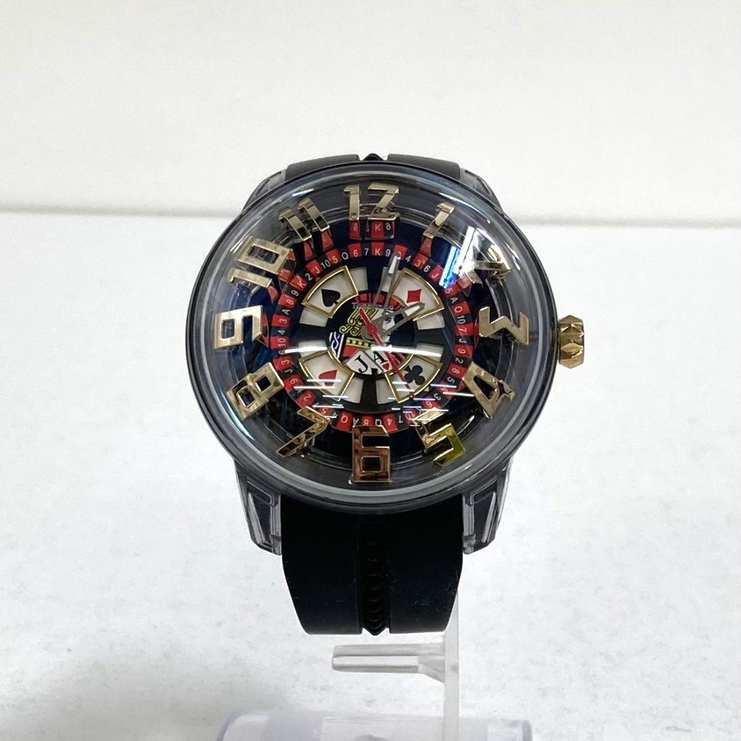 Tendence テンデンス キングドーム 腕時計 メンズ カジノ　ぐるぐる