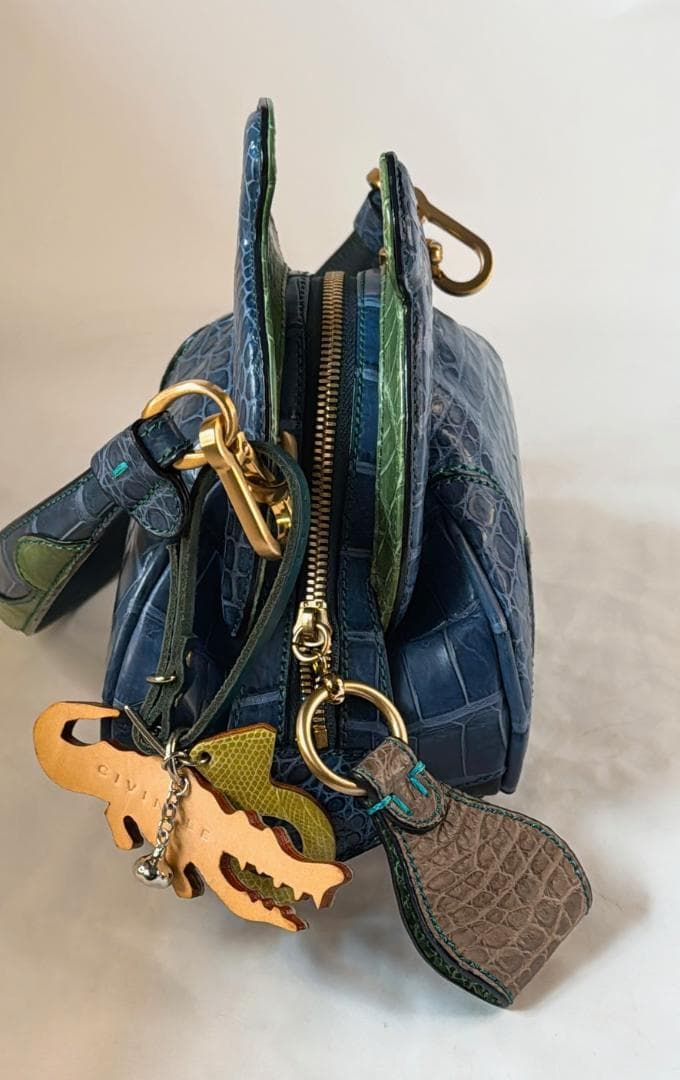 CIVINILE チビナイル日本製 ジュリエッタ　リアルクロコダイル Bag
