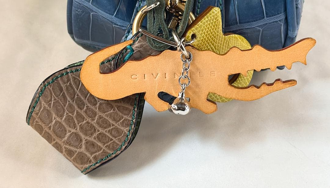 CIVINILE チビナイル日本製 ジュリエッタ　リアルクロコダイル Bag