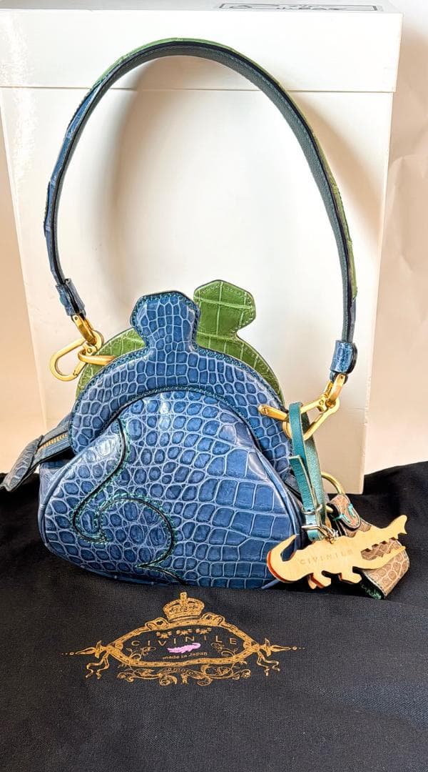 CIVINILE チビナイル日本製 ジュリエッタ　リアルクロコダイル Bag