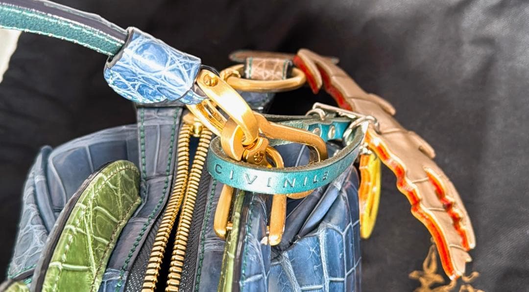 CIVINILE チビナイル日本製 ジュリエッタ　リアルクロコダイル Bag