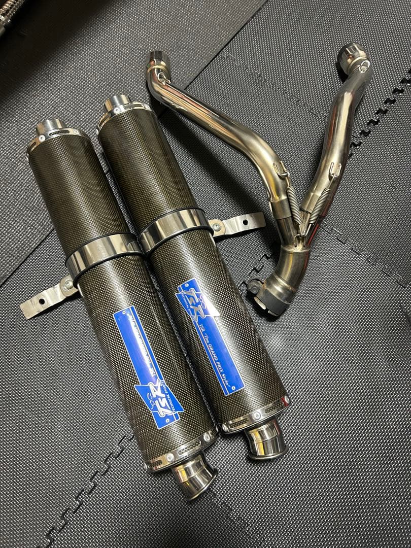 ホーネット250 TSR 2本出しマフラー