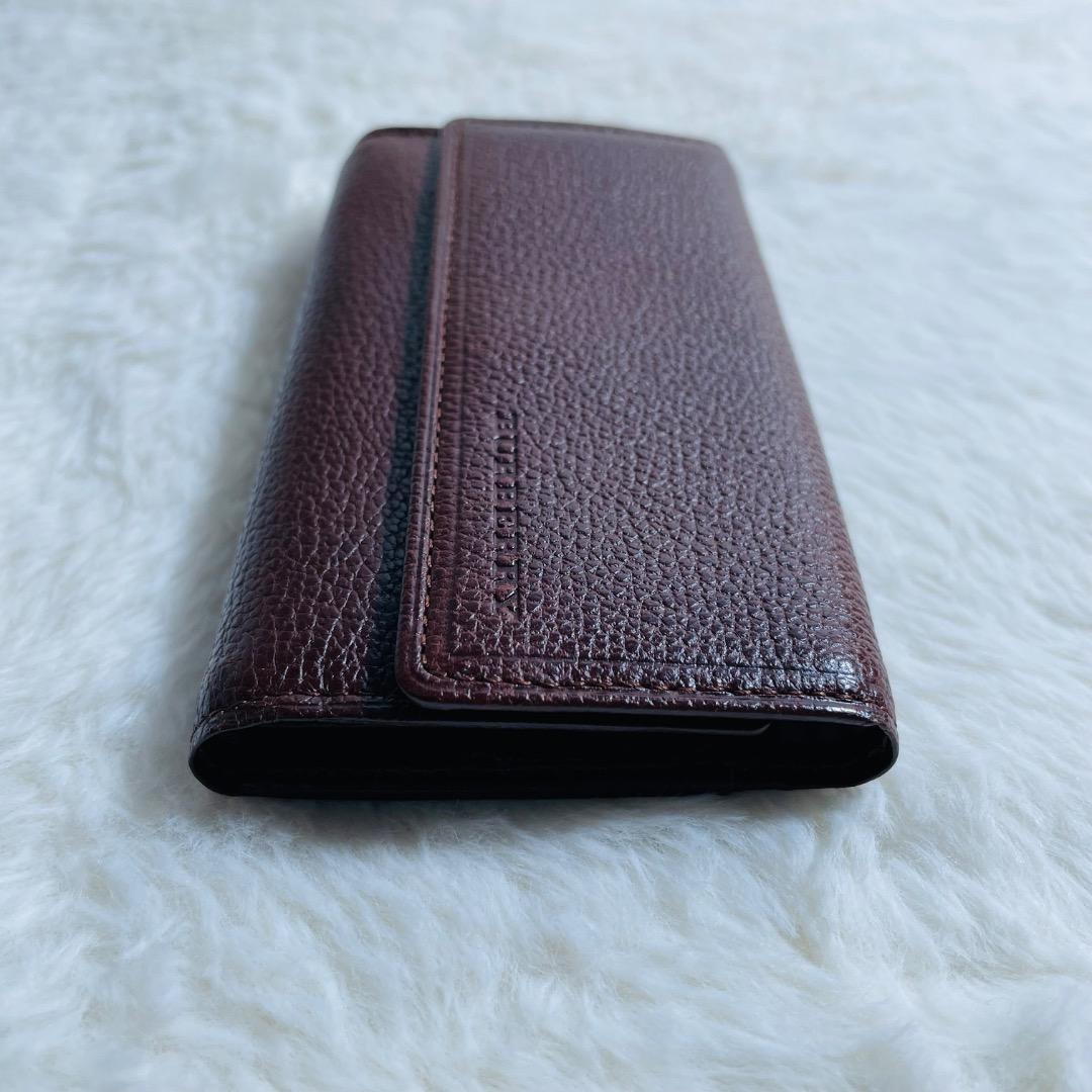 新品未使用品　希少　BURBERRY 5連キーケース　ノバチェックおしゃれシボ革