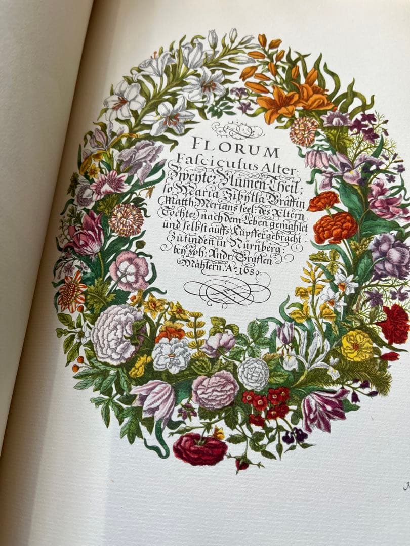 M.S. Merian お花図鑑　２冊　ヴィンテージ洋書　インゼル　初版1966