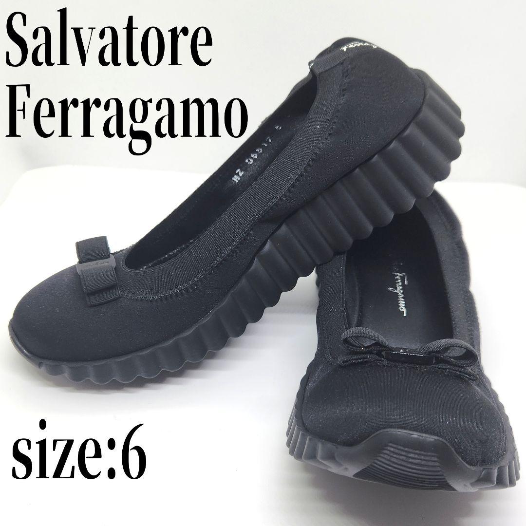 箱・袋付き フェラガモ ヴァラリボン フラットパンプス バレエシューズ サイズ6