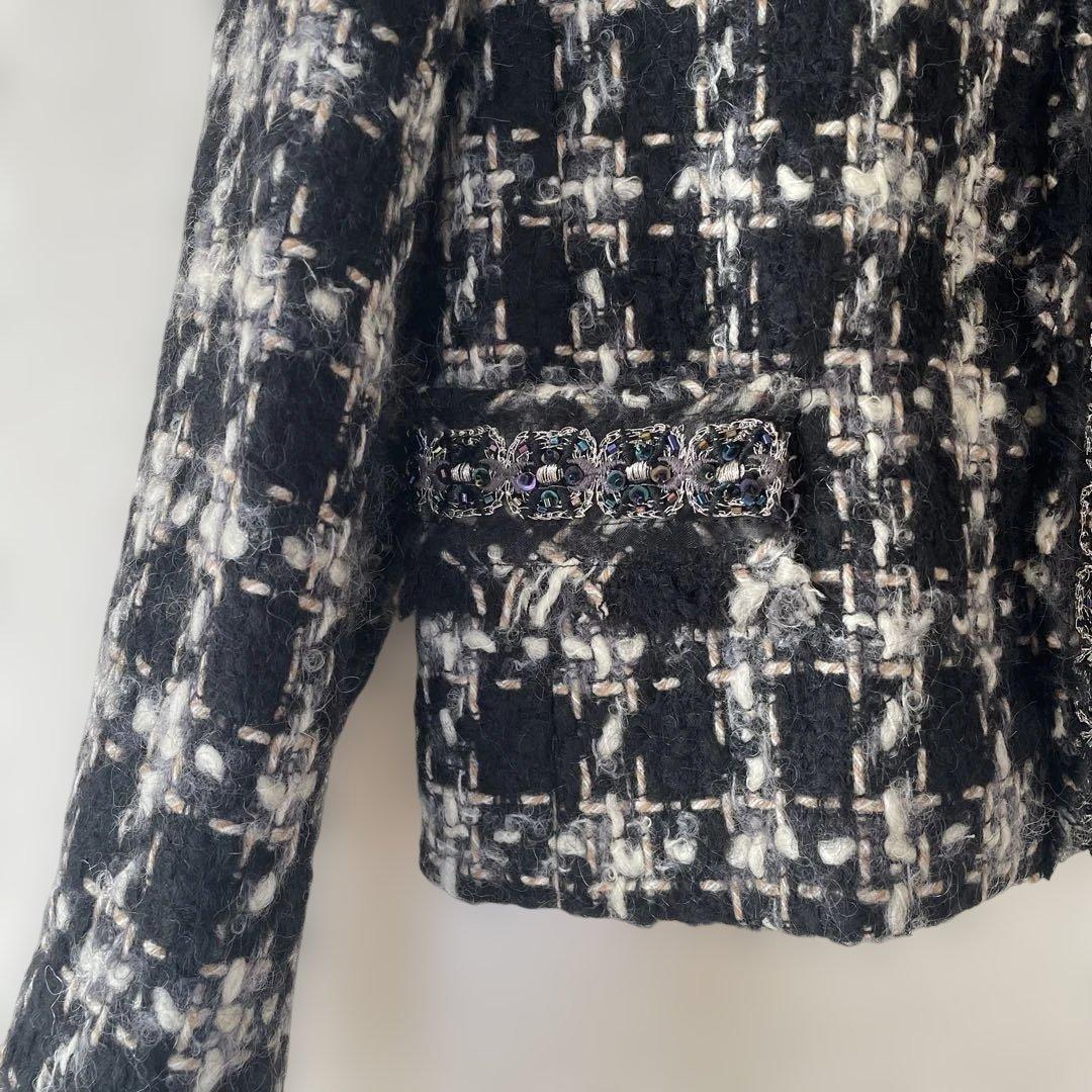 美品　マックスマーラ　ツィードジャケット　42