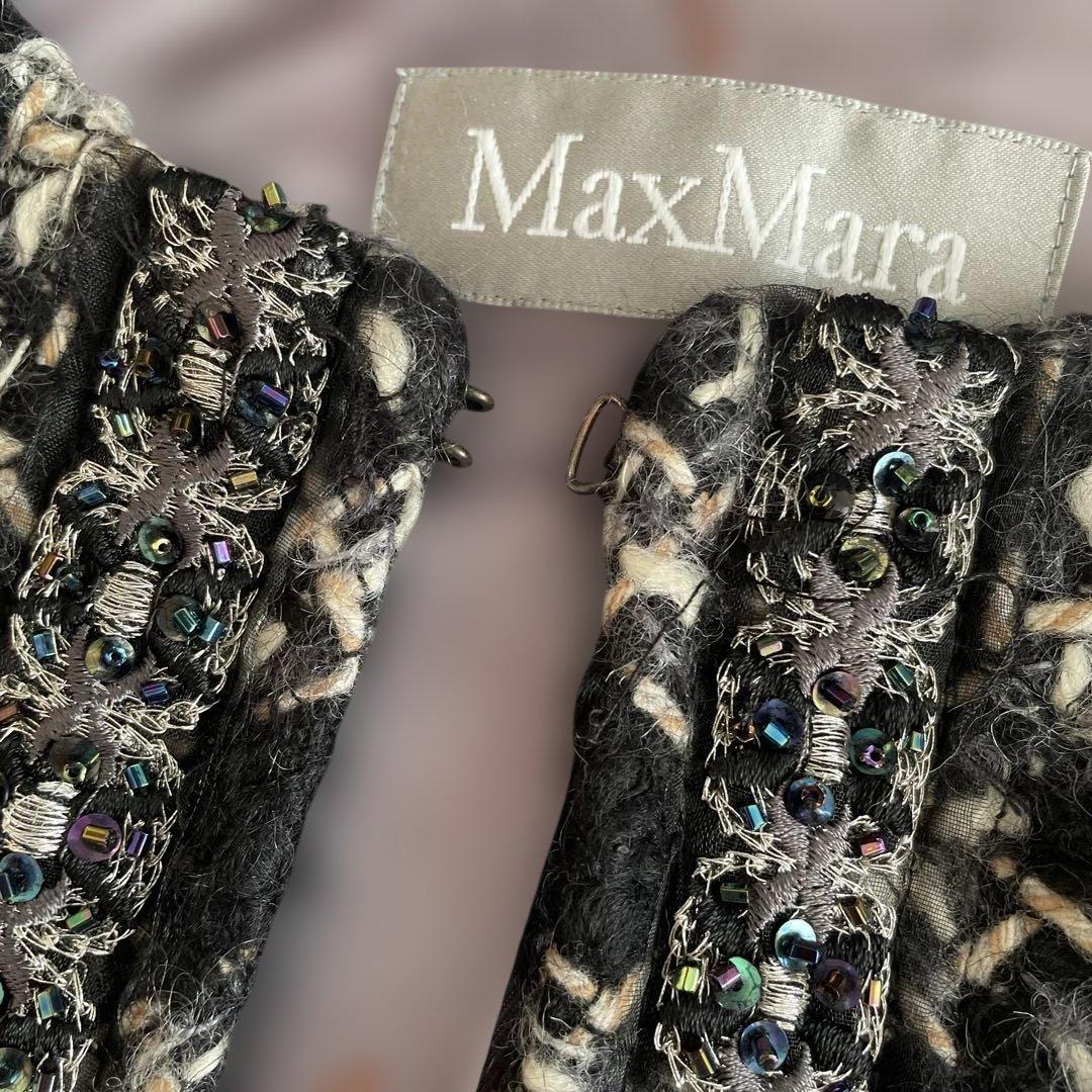 美品　マックスマーラ　ツィードジャケット　42